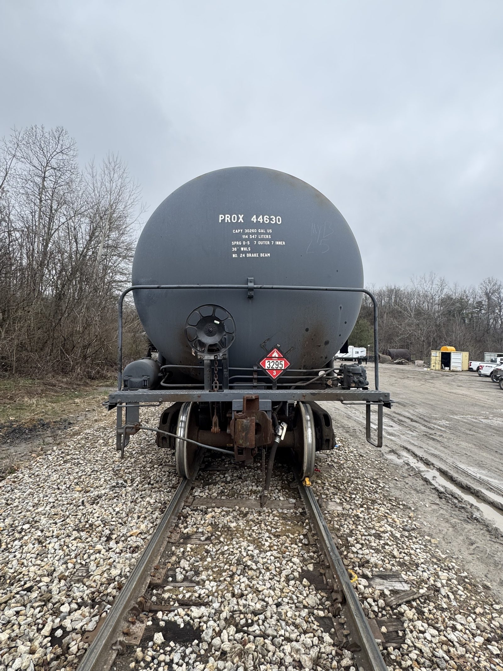 PROX 44630 tank car on the Cadiz spur